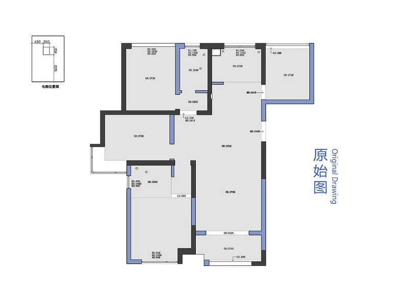 那一抹藍-杭州公館-現代風格設計裝修設計理念